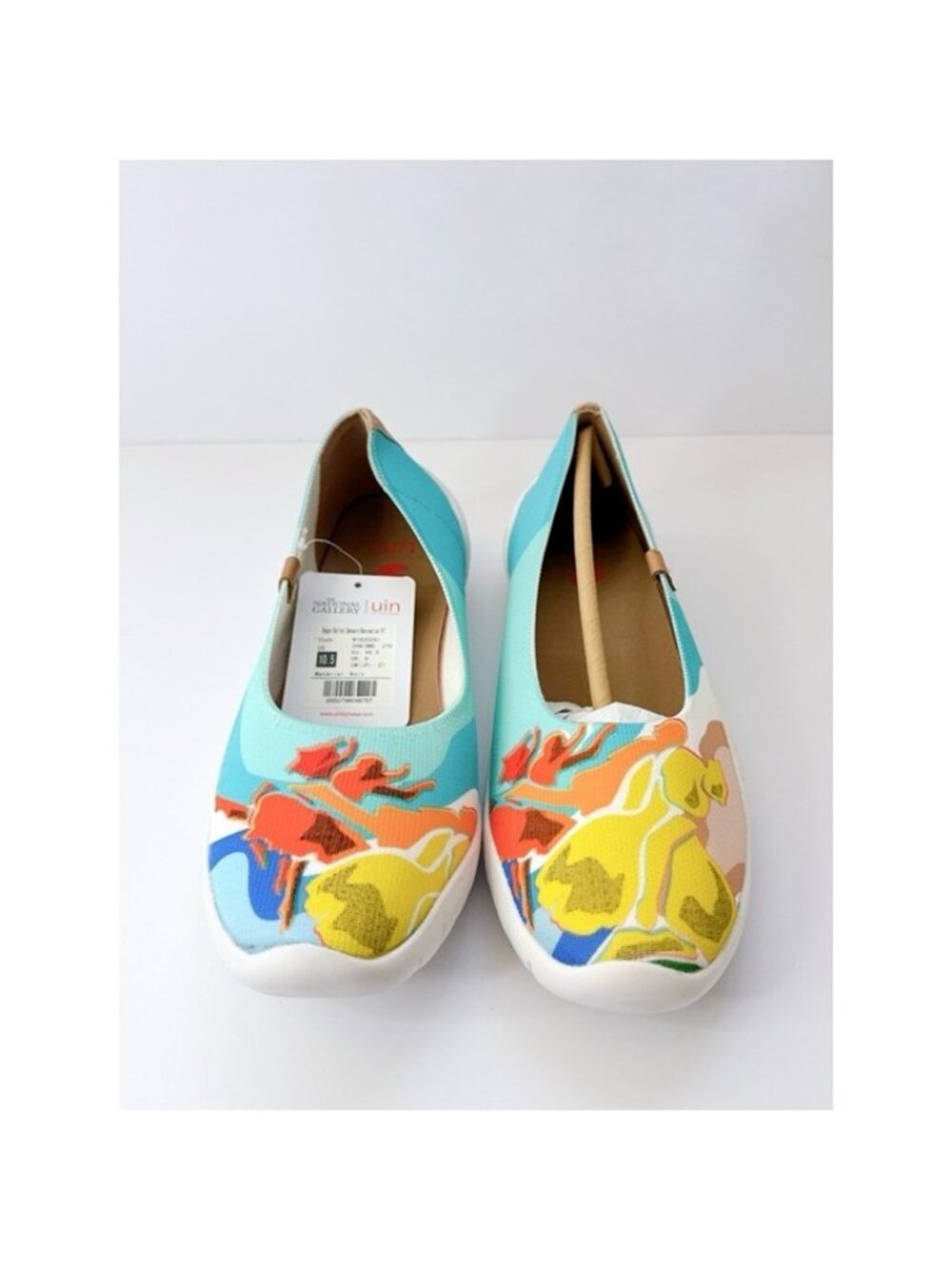 Size 10.5 UIN Degas Ballet Dancers Slip-On Shoes Women’s Art Knit Flats
